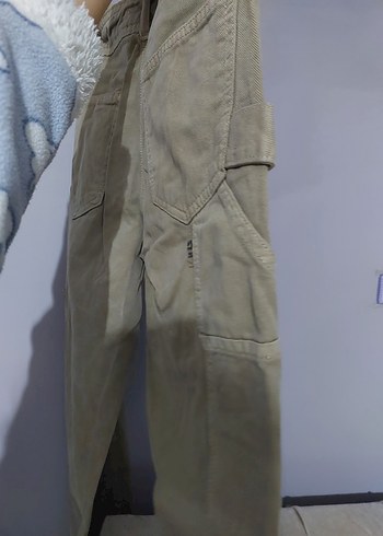 Stradivarius Bej Kadın Pantolon - Görsel 6