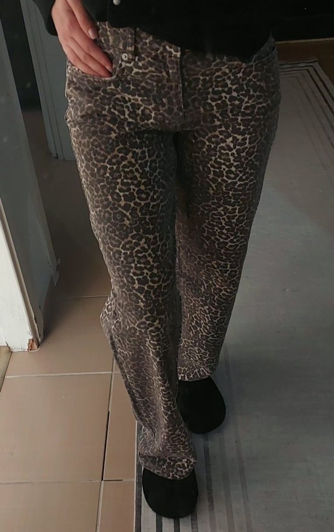 Pull&Bear Leopar Pantolon - Görsel 4