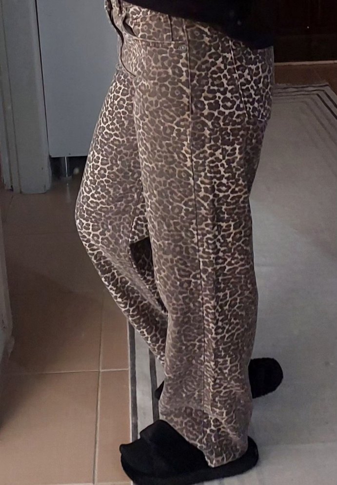 Pull&Bear Leopar Pantolon - Görsel 5