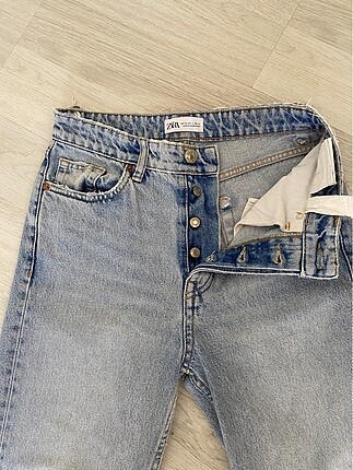 Zara düğmeli jean
