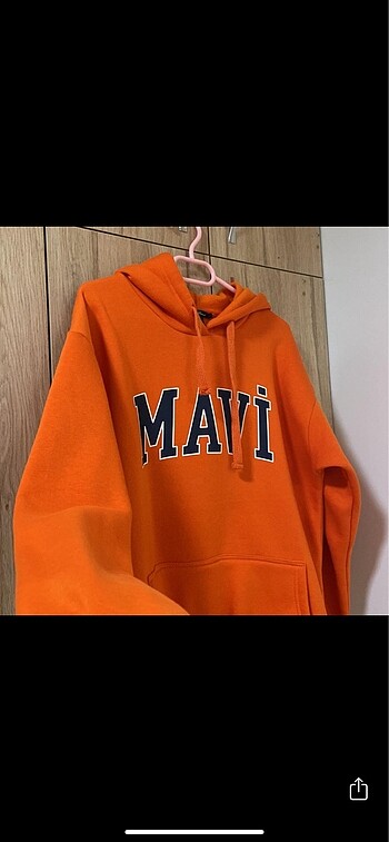 m Beden turuncu Renk Mavi markalı sweat
