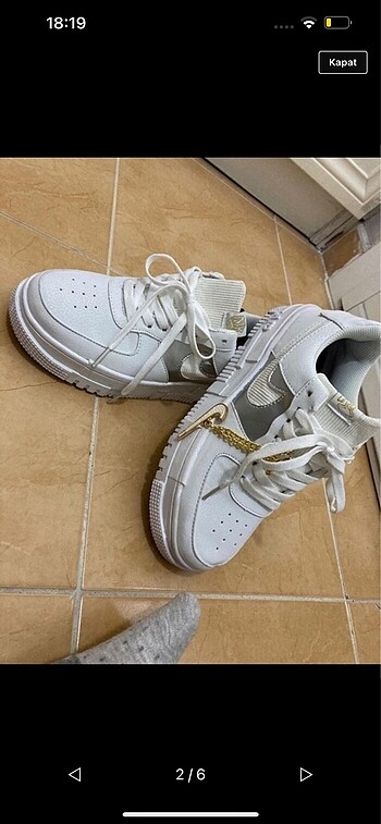 39 Beden beyaz Renk Nike 1 low pixel