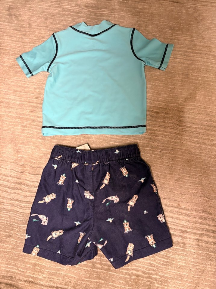 Carters Erkek Çocuk Baskılı Kısa Kollu Mayo Takımı - Görsel 2