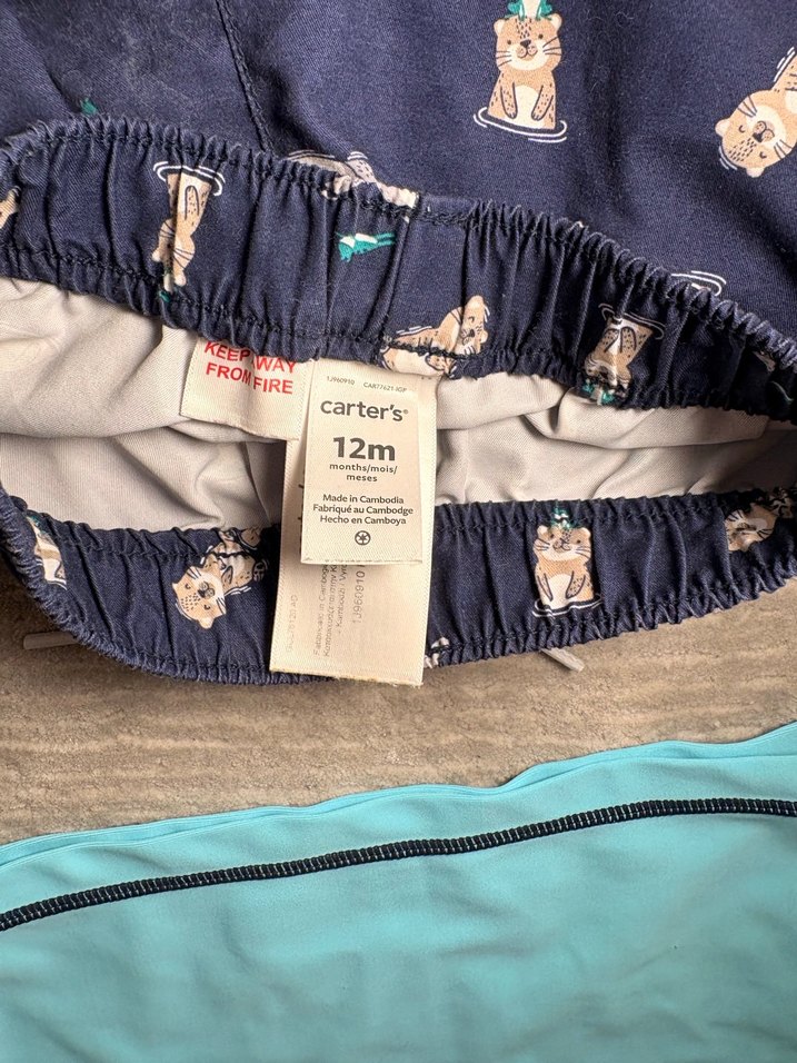 Carters Erkek Çocuk Baskılı Kısa Kollu Mayo Takımı - Görsel 3