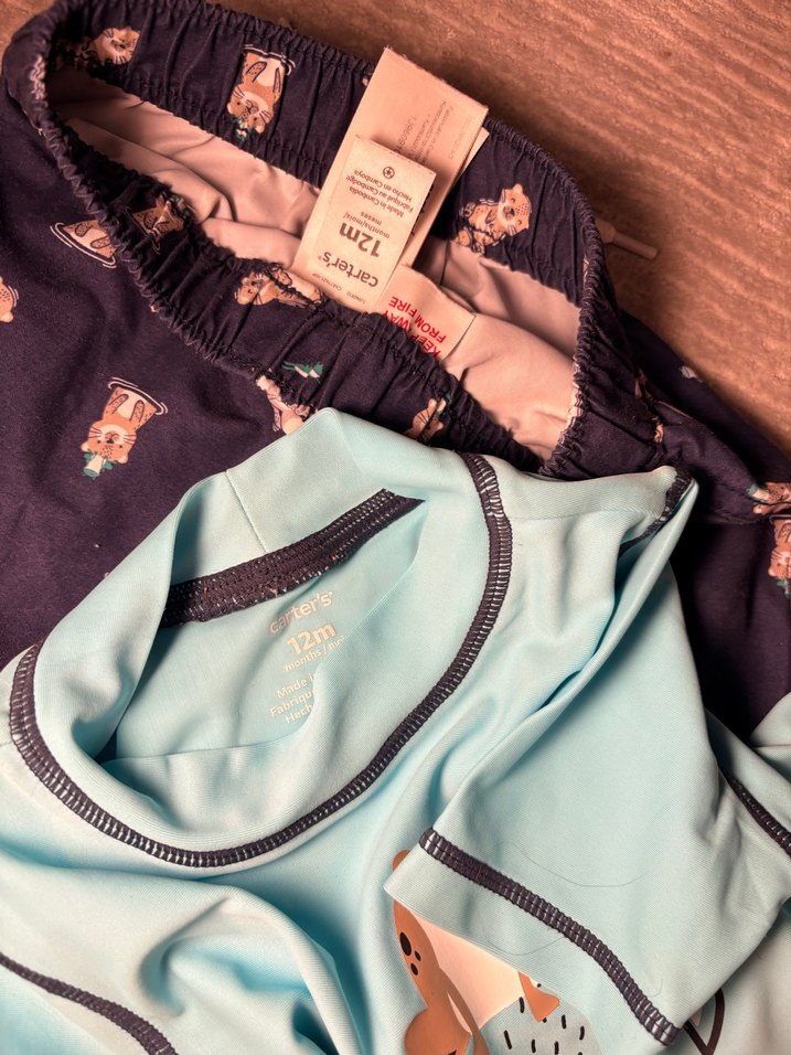 Carters Erkek Çocuk Baskılı Kısa Kollu Mayo Takımı - Görsel 4