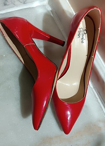 Pembe Potin Pembe Potin Kırmızı Bayan Ayakkabı