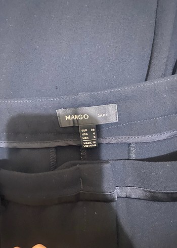 Kadın Siyah Kemerli Kumaş Pantolon - Görsel 5