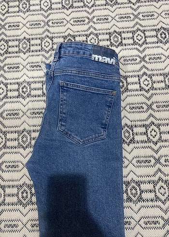 Kadın Mavi Regular Fit Denim Jean - Görsel 3