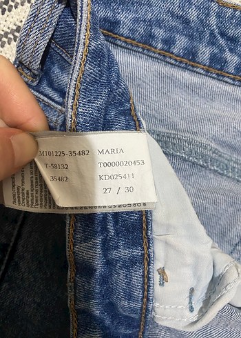 Kadın Mavi Regular Fit Denim Jean - Görsel 5