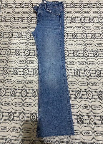 Kadın Mavi Regular Fit Denim Jean - Görsel 2