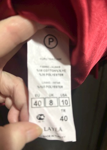 Kırmızı  Pilili Uzun Abiye Elbise - Görsel 3