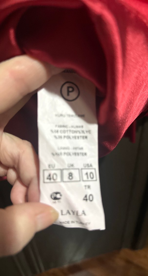 Kırmızı  Pilili Uzun Abiye Elbise - Görsel 3