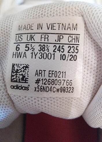 39 Beden Adidas kadın ayakkabı 