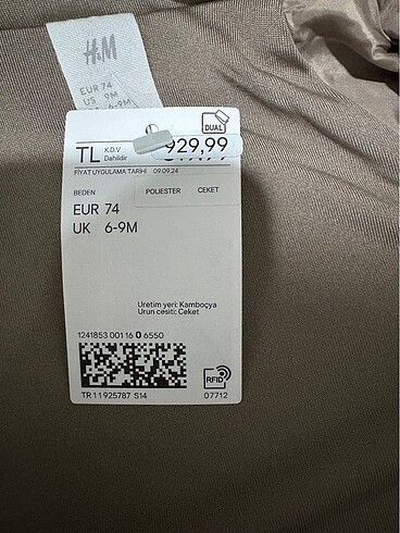 Bebek mont - Görsel 5