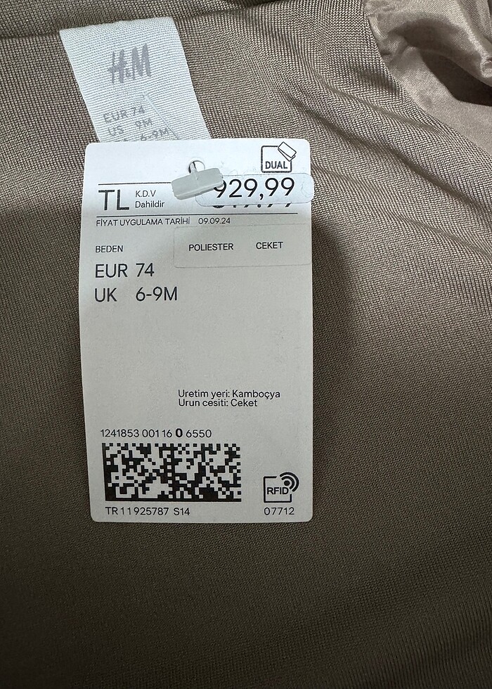 Bebek mont - Görsel 5