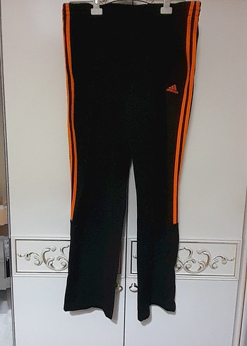 Turuncu Fermuarlı Adidas erkek Eşofman Takımı - Görsel 4