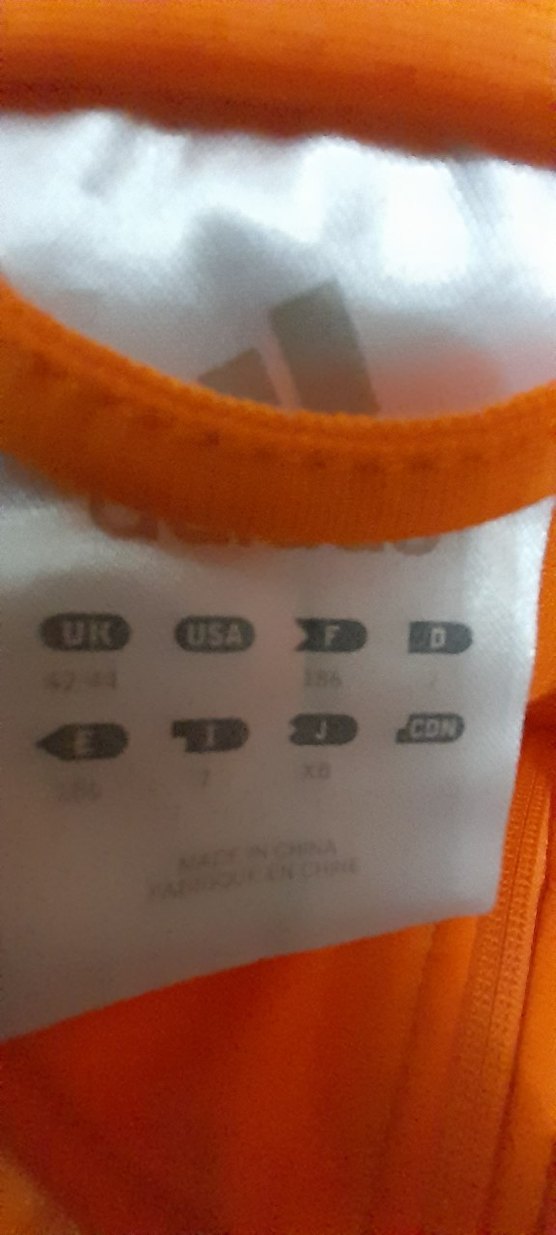 Turuncu Fermuarlı Adidas erkek Eşofman Takımı - Görsel 3