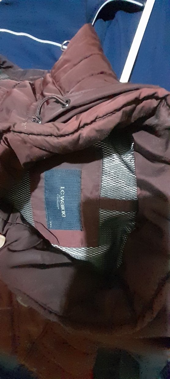 LCW Bordo Kapitone 3XL Düğmeli  Yelek - Görsel 3