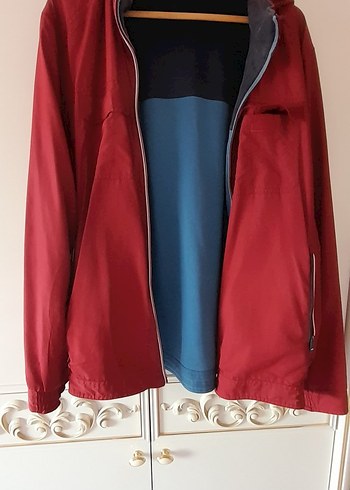 LC Waikiki Erkek XXL bordo çift taraflı mevsimlik - Görsel 10