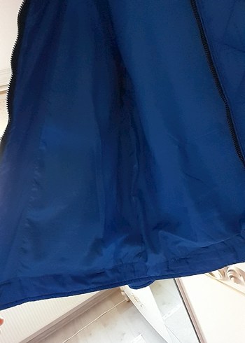 Mavi Fermuarlı lcw marka xxl şişme mont - Görsel 9