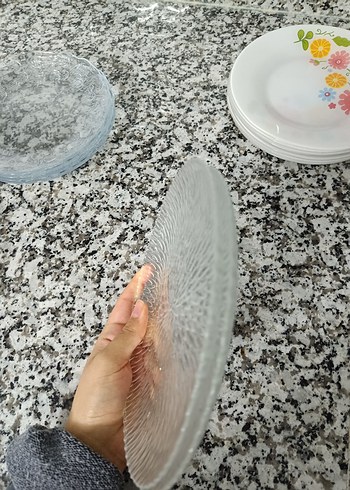 Şeffat tabak seti +servis tabağı - Görsel 4