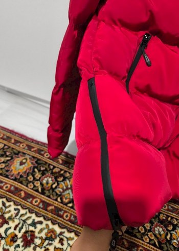 Kırmızı Erkek Kapitone Mont - Görsel 4