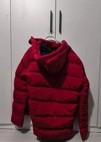 Kırmızı Erkek Kapitone Mont - Görsel 5