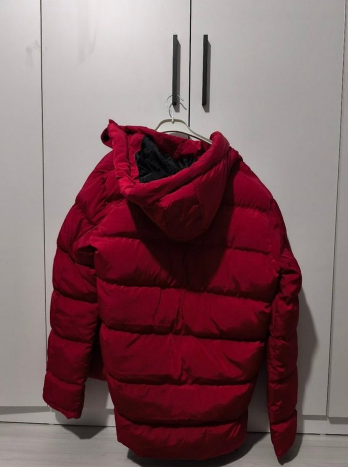 Kırmızı Erkek Kapitone Mont - Görsel 5