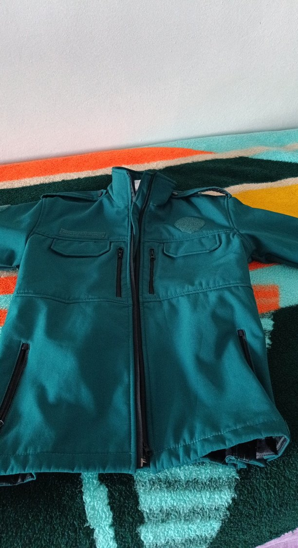 Erkek Turkuaz Fermuarlı Ceket - Görsel 3