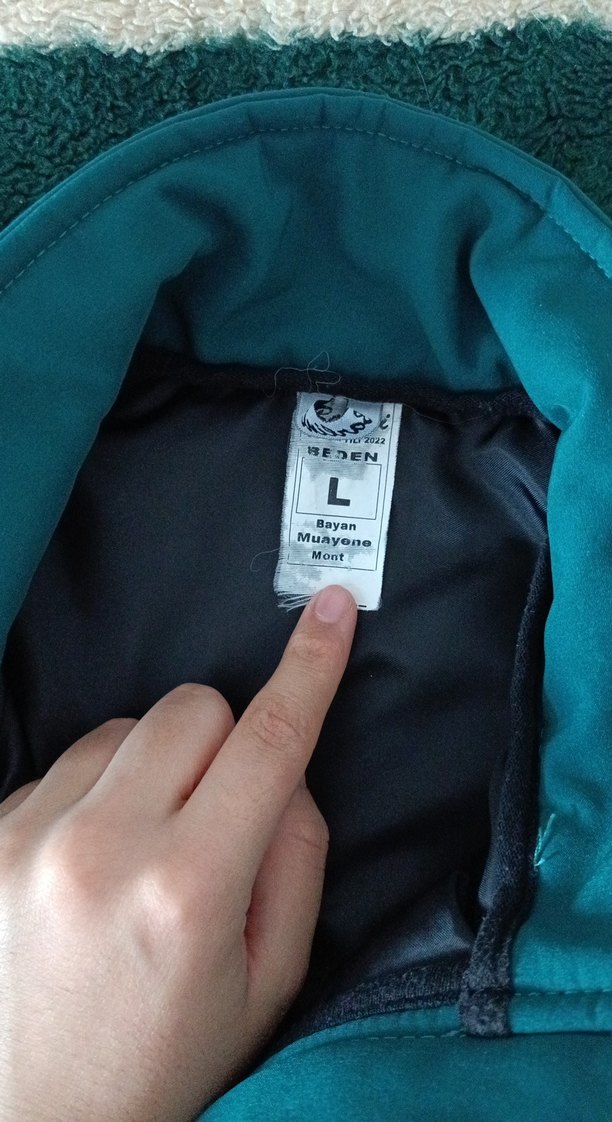 Erkek Turkuaz Fermuarlı Ceket - Görsel 4