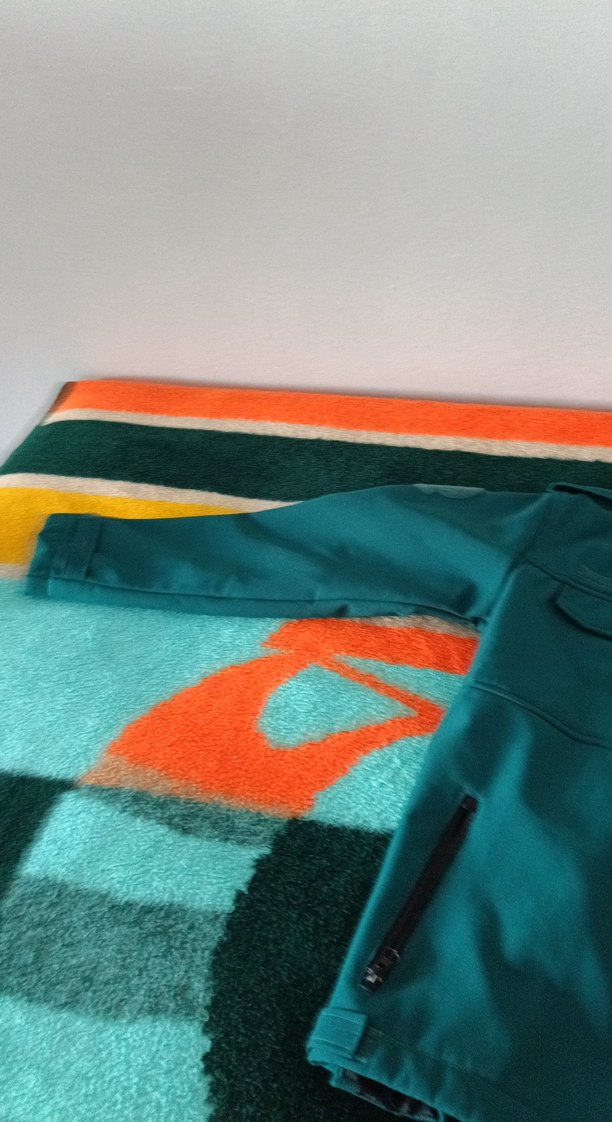 Erkek Turkuaz Fermuarlı Ceket - Görsel 2