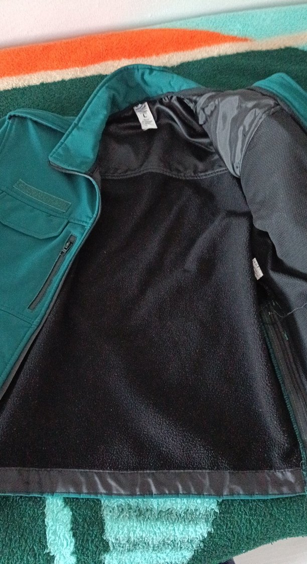 Erkek Turkuaz Fermuarlı Ceket - Görsel 5