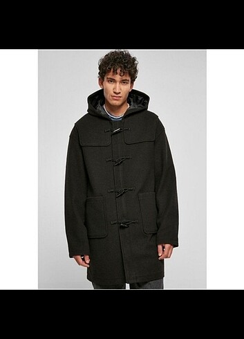 L BEDEN YÜNLÜ ERKEK KABAN PARKA PULL BEAR