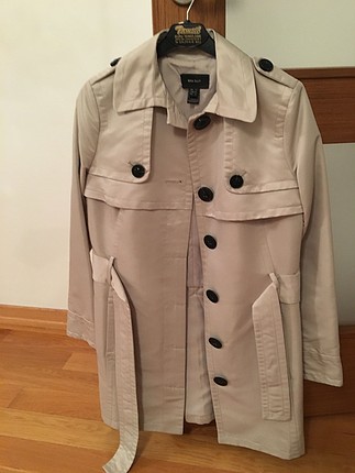 s Beden ten rengi Renk Mango marka trenchcoat