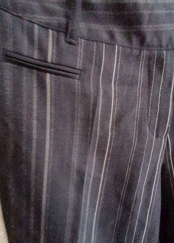 Siyah Pilili Kadın Kumaş Pantolon mark spenser marka - Görsel 6