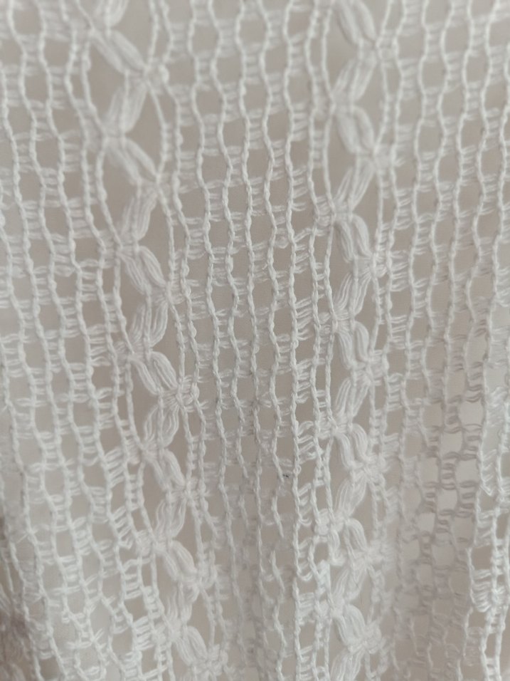 Dantel Detaylı Beyaz Uzun Bohem Elbise - Görsel 5