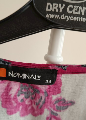 Pembe Çiçek Desenli V Yaka Midi Elbise - Görsel 7