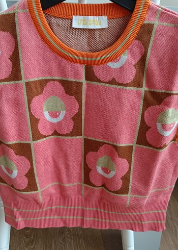 Çiçek Desenli Bohem Kadın şahane hakiki yun   Süveter - Görsel 3