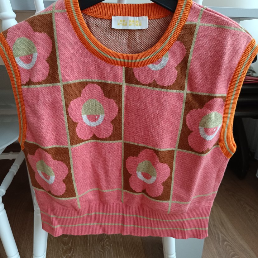 Çiçek Desenli Bohem Kadın şahane hakiki yun   Süveter - Görsel 3