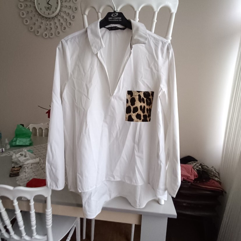 Düğmeli Yaka Çizgili Siyah grop - Görsel 5