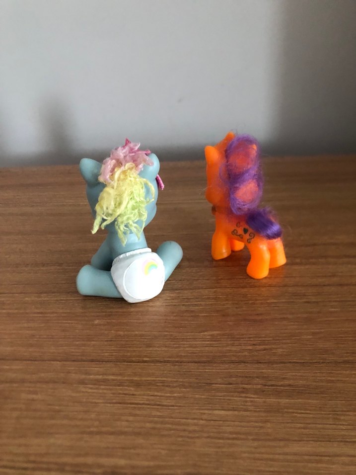 Pastel Renkli İki Pony Figürü - Görsel 3