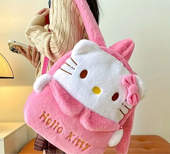 Beden Hello Kitty Peluş Çanta