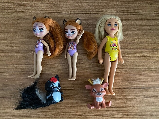 Enchantimals bebekler ve Barbie