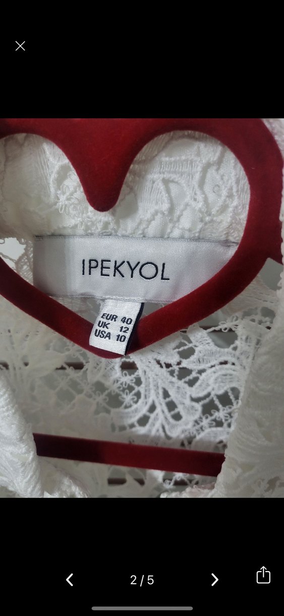 Dantel Detaylı Bohem Beyaz Kadın Ceket - Görsel 3