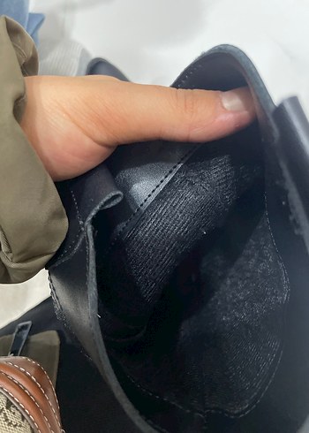 Siyah Deri Dizüstü Kadın Botlar - Görsel 7