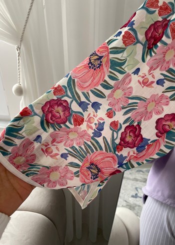 Çiçek Desenli Bohem Uzun Elbise - Görsel 2