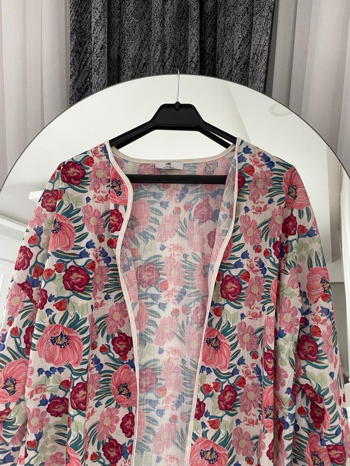 Çiçek Desenli Bohem Uzun Elbise - Görsel 5