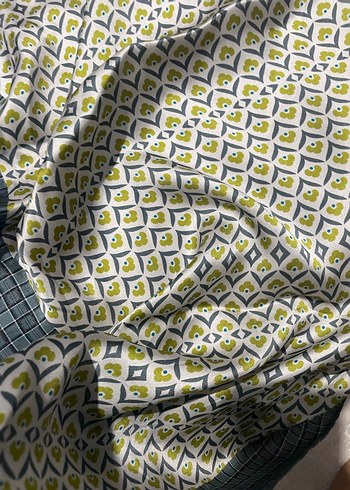 Yeşil Bohem Kadın Fular - Görsel 2