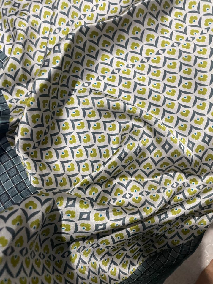 Yeşil Bohem Kadın Fular - Görsel 2