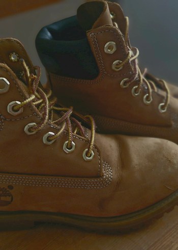 Timberland Sarı Deri Bot Orijinal Unisex - Görsel 4